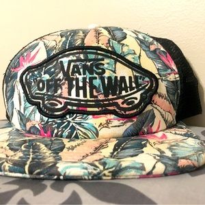 Vans SnapBack Hat: Summer Tropical Floral Edition